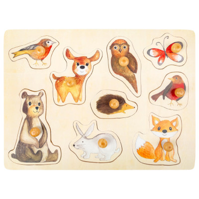 Puidust pusle "Forest Animals"